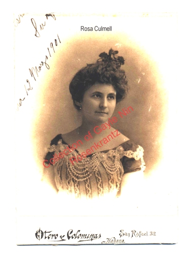 Rosa Culmell, 1901